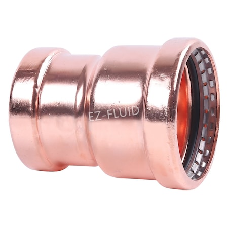 Ez-Fluid 2-1/2 x 2 P x P COPPER PRESS XL COUPLING REDUCER EZPR035